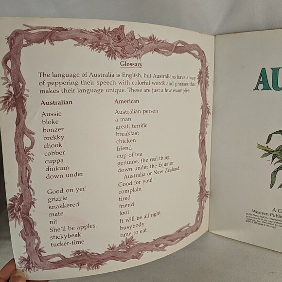 A Visit To Australia by Mary Packard Golden Look-Look Book kids children story - Picture 4 of 8